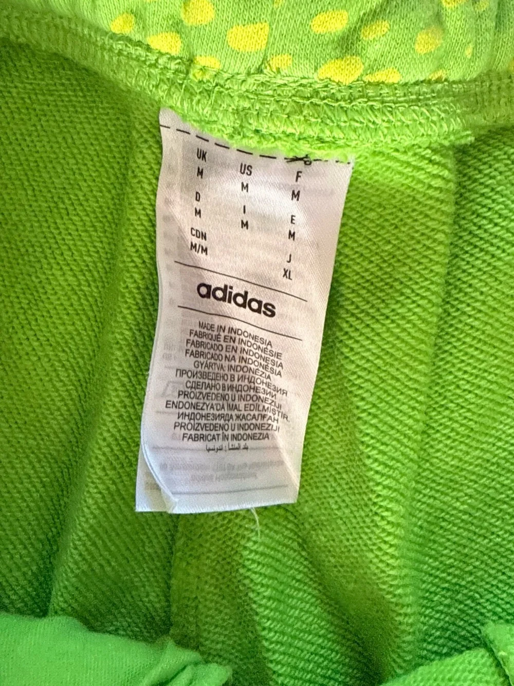 Adidas All SZN Green Graphic Sweat Shorts – Men’s Medium